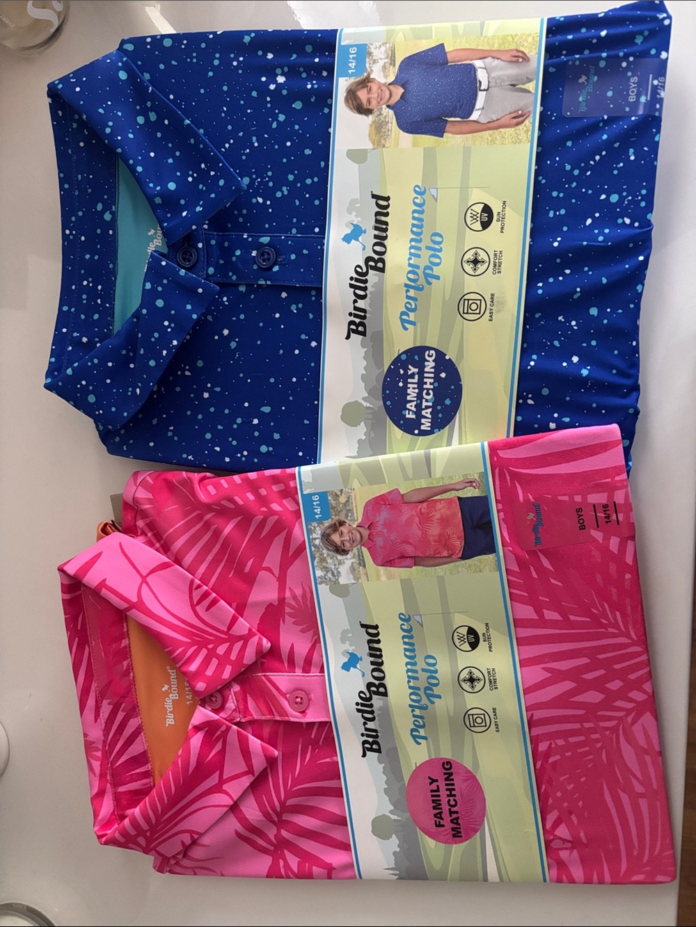NWT Boy Performance Polo (2)